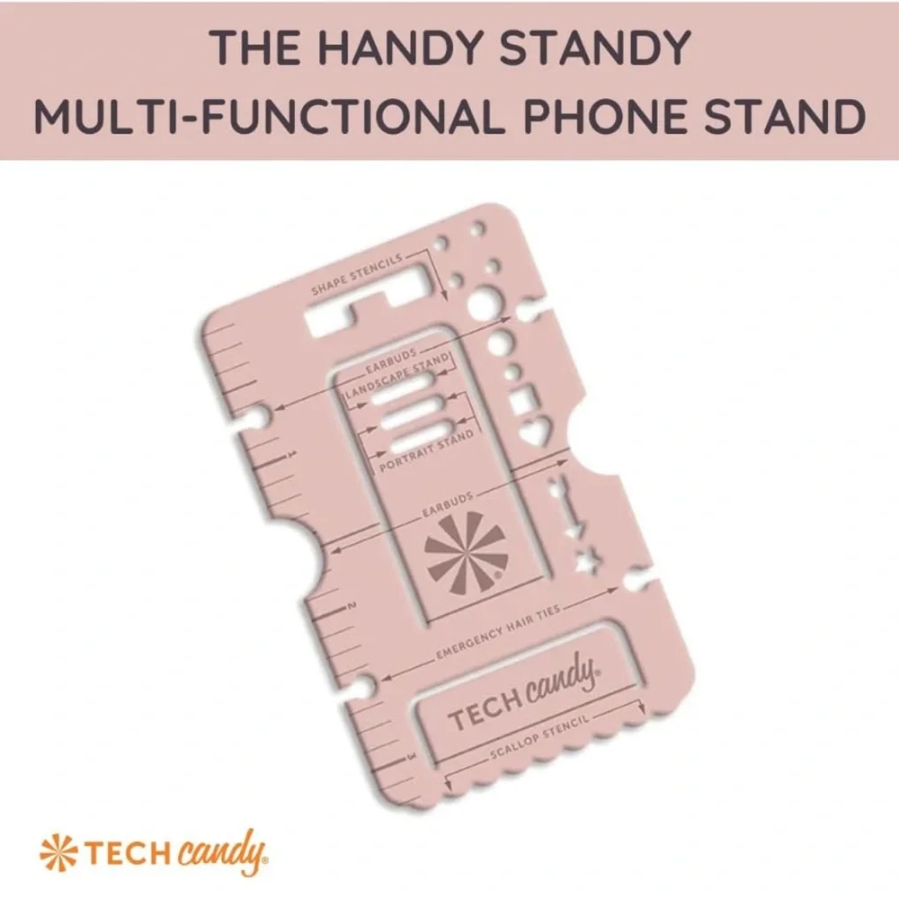 Brand New Tech Candy Pink Phone Stand and Multi Tool Small Quick Back To School